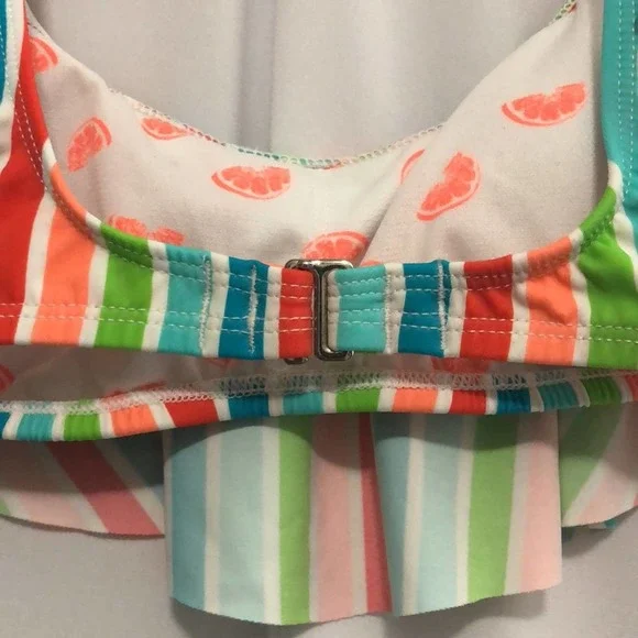 Bikini Lab multi colored top, small - Picture 8 of 9